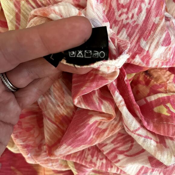 Tango Mango Pink Peach NEW NWT Wire Collar Tunic Top Size Large - Picture 10 of 10